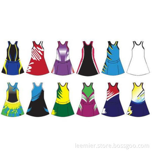 Beautiful design full sublimation Custom made netball skirt
